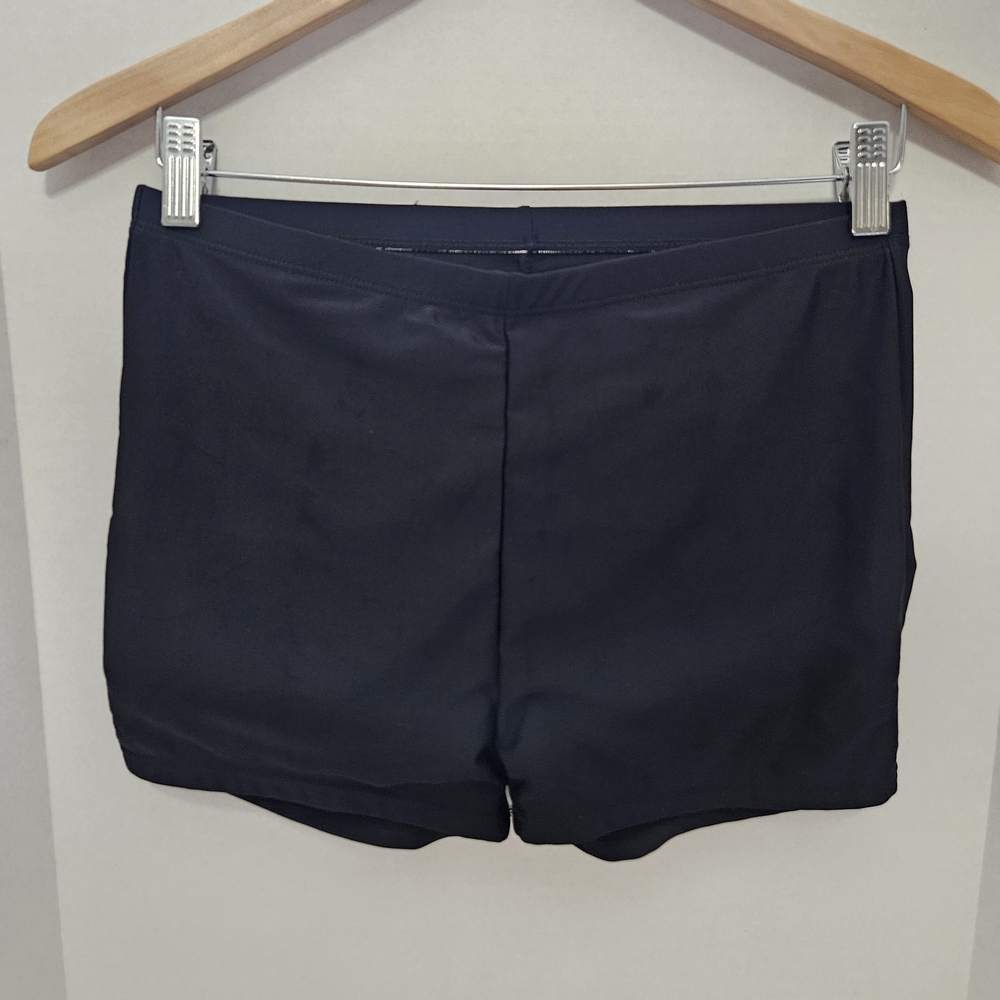 Women's Black 2" Swim Shorts Board Short Size Medium